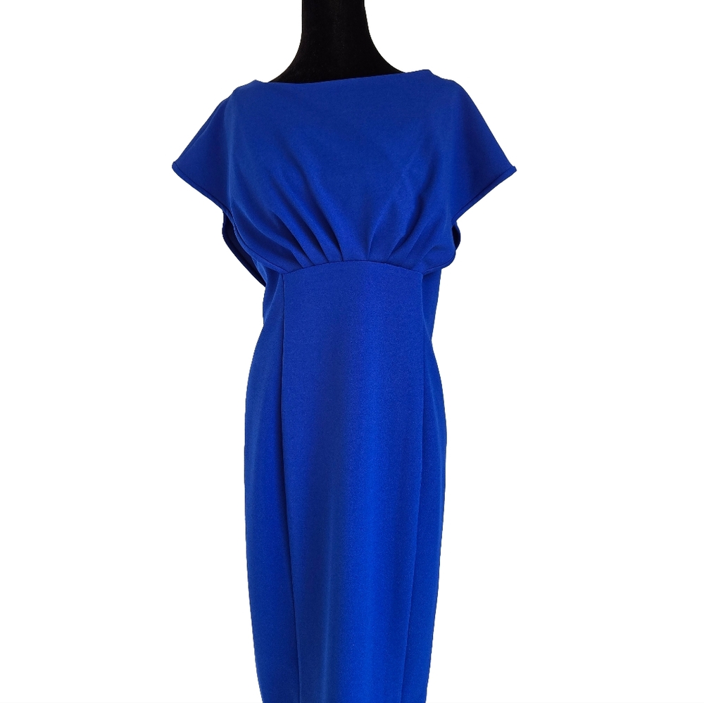 Chic Calvin Klein Blue Cocktail/Work Dress – Size 10